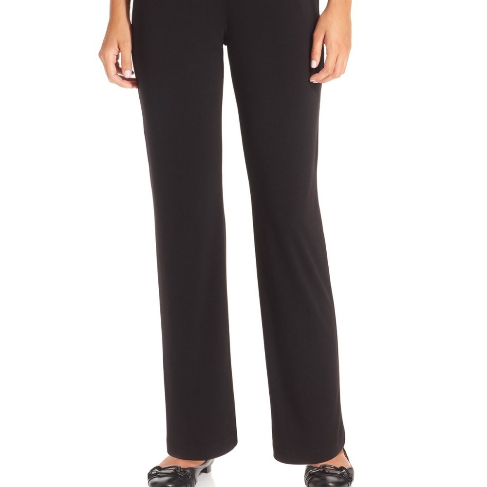 Ny Collection Petite/XL Pull-on Straight-Leg Pants